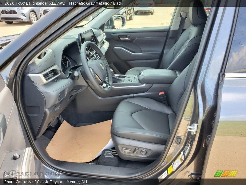  2020 Highlander XLE AWD Black Interior