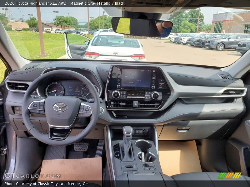 Dashboard of 2020 Highlander XLE AWD