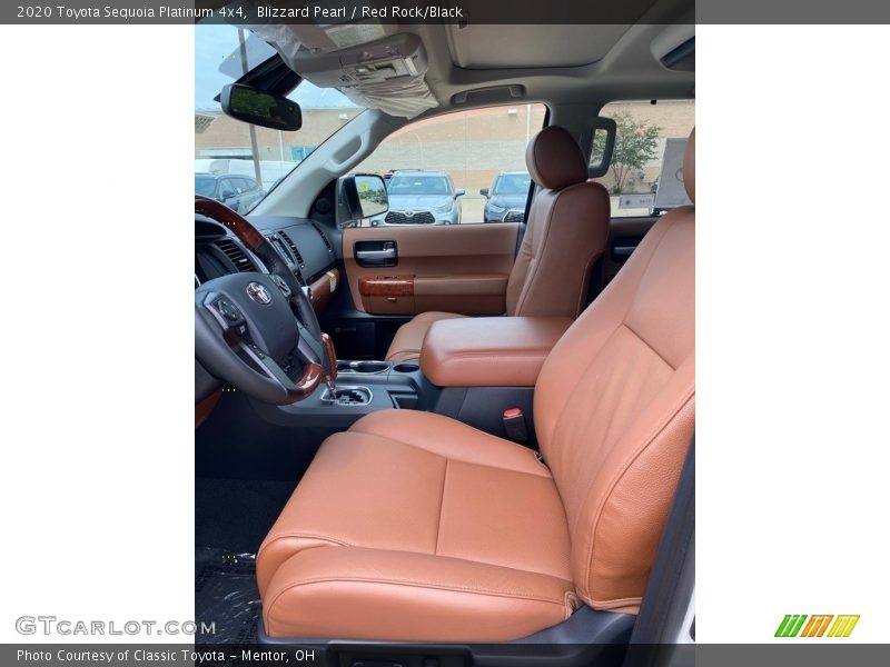 Front Seat of 2020 Sequoia Platinum 4x4