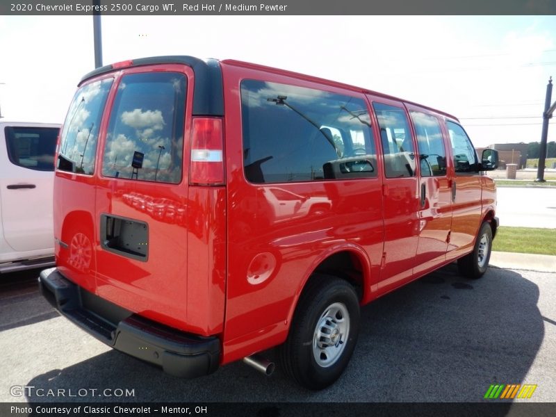Red Hot / Medium Pewter 2020 Chevrolet Express 2500 Cargo WT