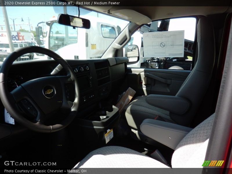 Red Hot / Medium Pewter 2020 Chevrolet Express 2500 Cargo WT