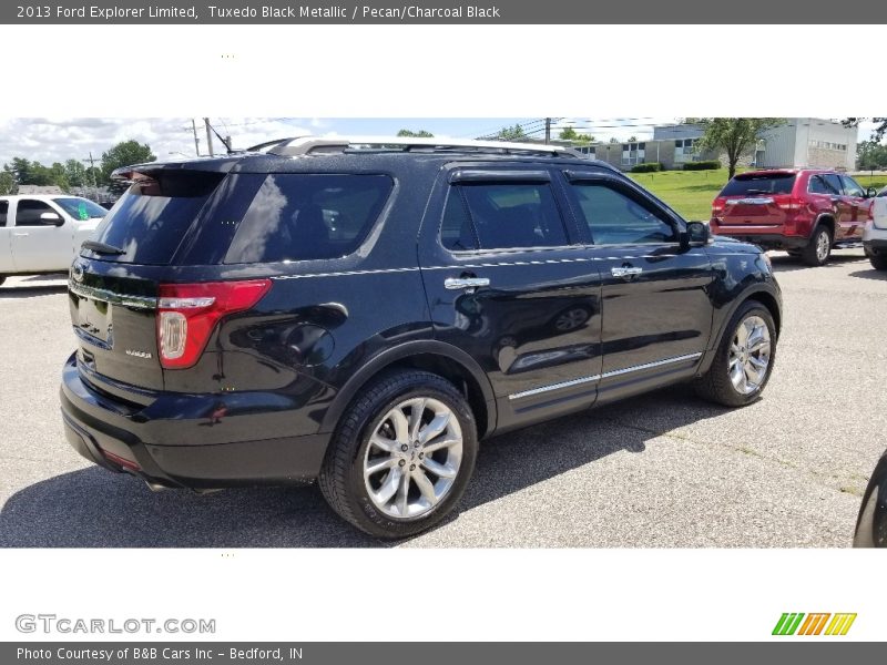 Tuxedo Black Metallic / Pecan/Charcoal Black 2013 Ford Explorer Limited