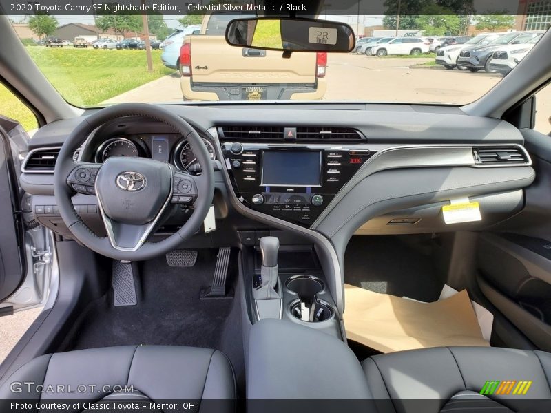 Celestial Silver Metallic / Black 2020 Toyota Camry SE Nightshade Edition