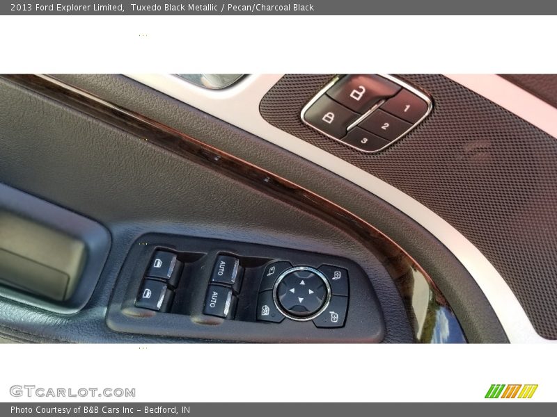 Tuxedo Black Metallic / Pecan/Charcoal Black 2013 Ford Explorer Limited