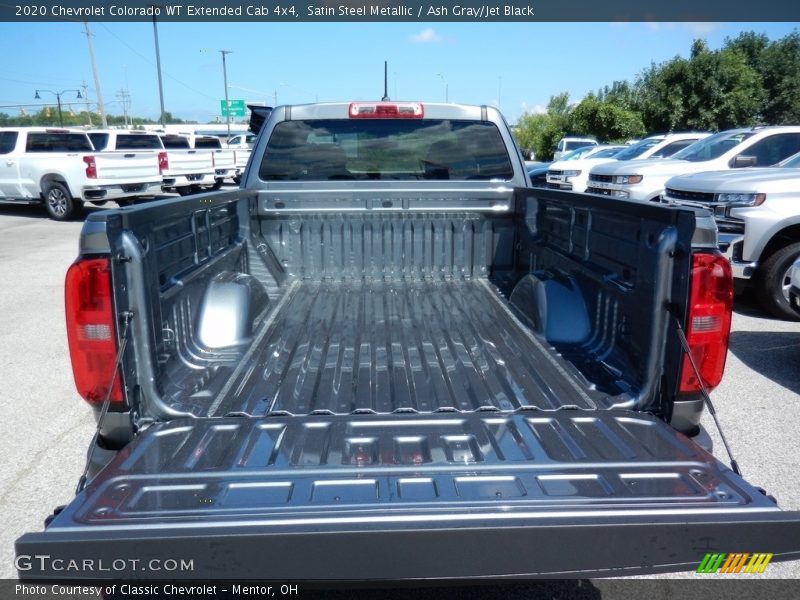 Satin Steel Metallic / Ash Gray/Jet Black 2020 Chevrolet Colorado WT Extended Cab 4x4