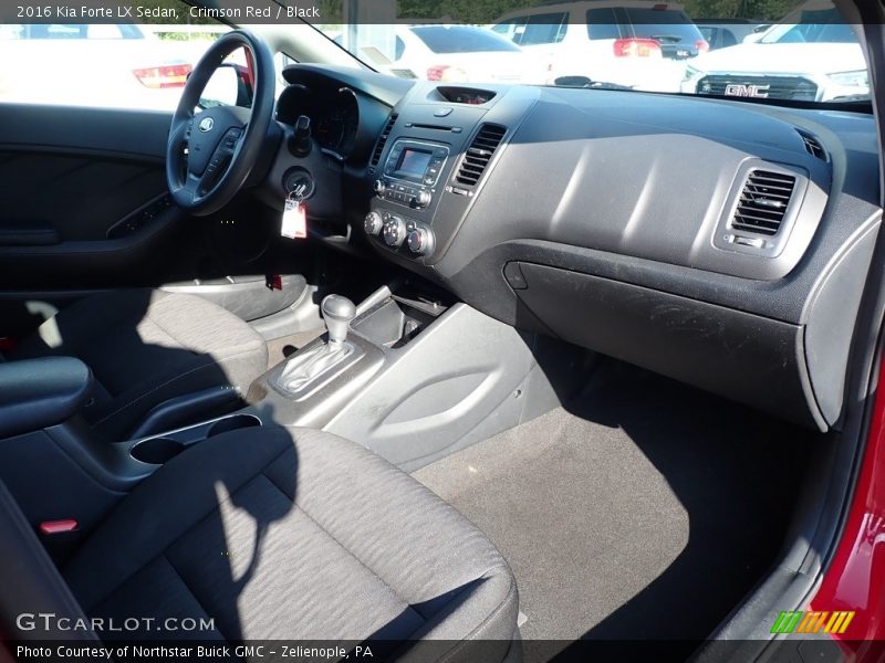 Crimson Red / Black 2016 Kia Forte LX Sedan