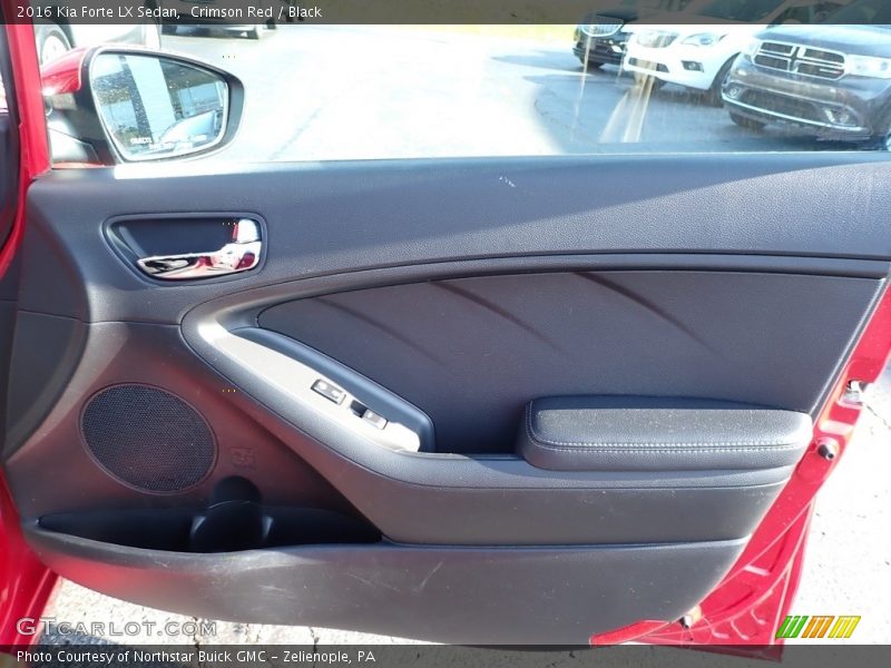 Crimson Red / Black 2016 Kia Forte LX Sedan