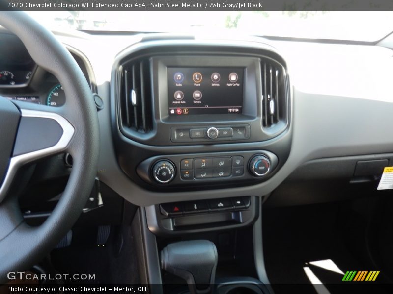 Satin Steel Metallic / Ash Gray/Jet Black 2020 Chevrolet Colorado WT Extended Cab 4x4