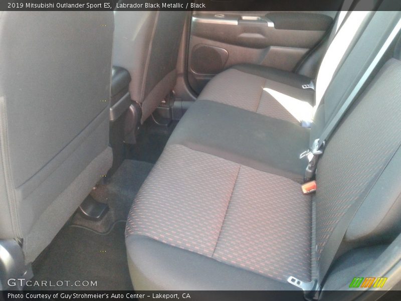 Rear Seat of 2019 Outlander Sport ES