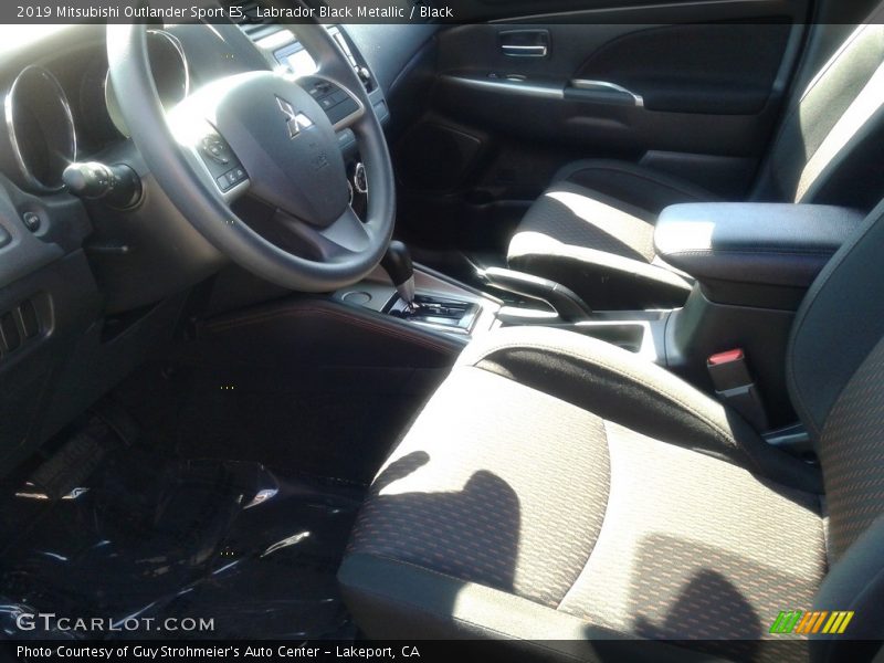 Front Seat of 2019 Outlander Sport ES
