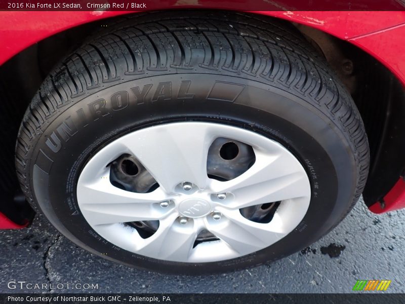Crimson Red / Black 2016 Kia Forte LX Sedan