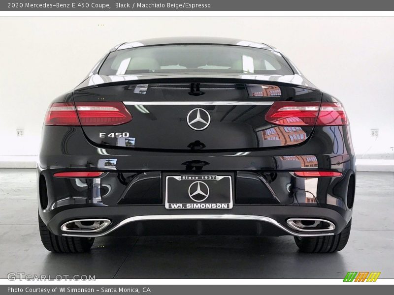 Black / Macchiato Beige/Espresso 2020 Mercedes-Benz E 450 Coupe