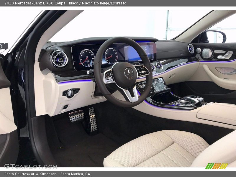 Black / Macchiato Beige/Espresso 2020 Mercedes-Benz E 450 Coupe