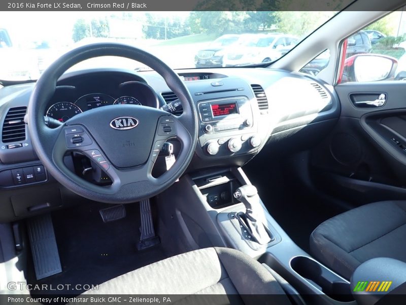 Crimson Red / Black 2016 Kia Forte LX Sedan