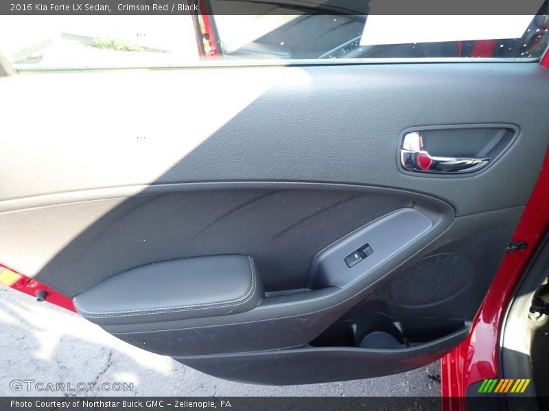 Crimson Red / Black 2016 Kia Forte LX Sedan