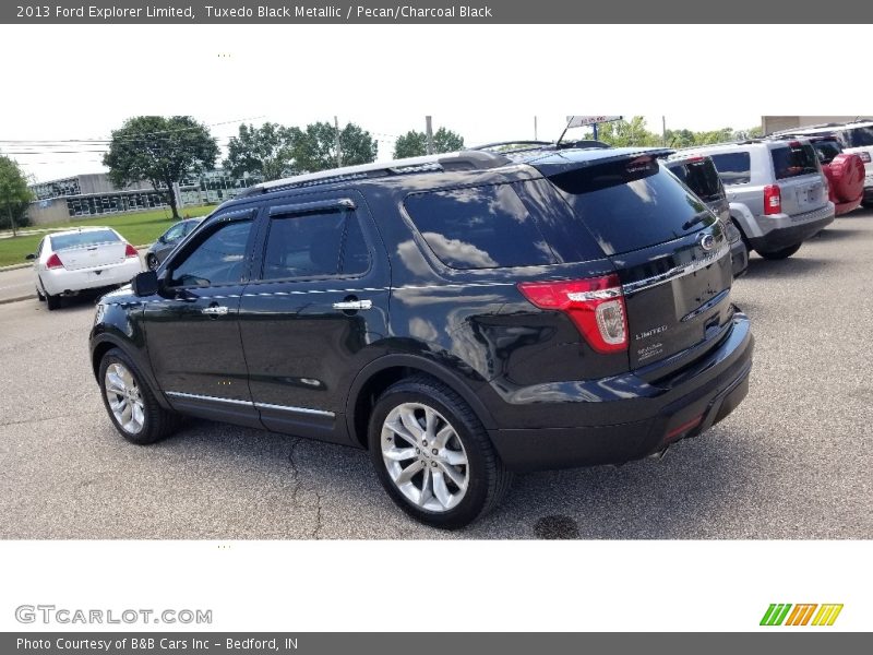 Tuxedo Black Metallic / Pecan/Charcoal Black 2013 Ford Explorer Limited