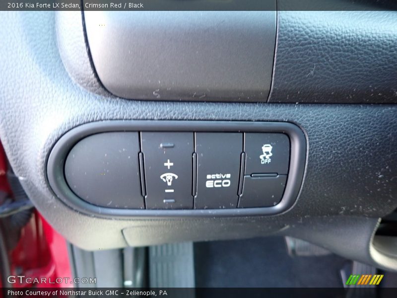 Crimson Red / Black 2016 Kia Forte LX Sedan