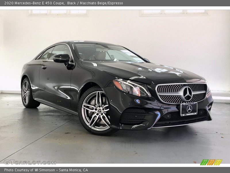 Black / Macchiato Beige/Espresso 2020 Mercedes-Benz E 450 Coupe