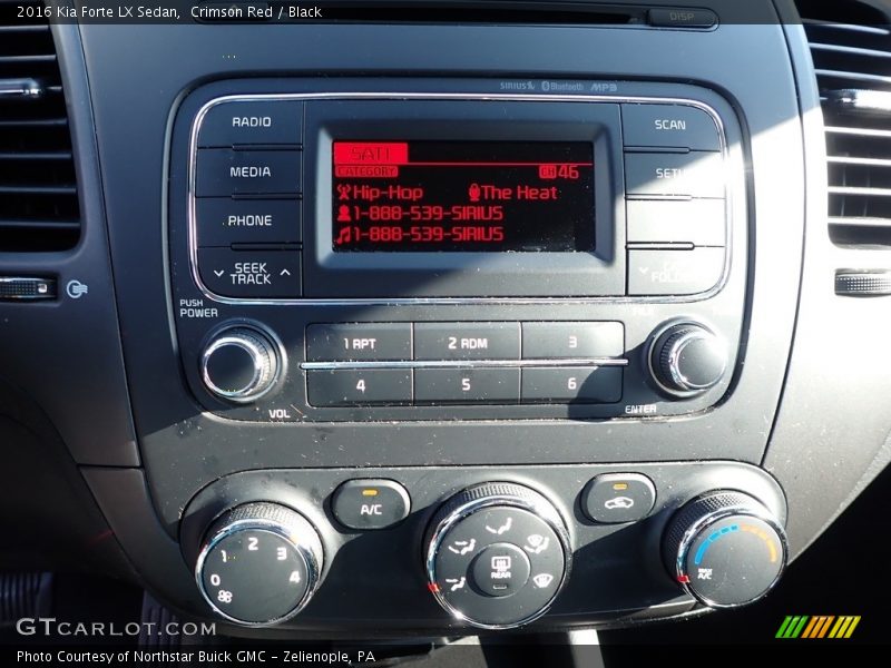 Crimson Red / Black 2016 Kia Forte LX Sedan