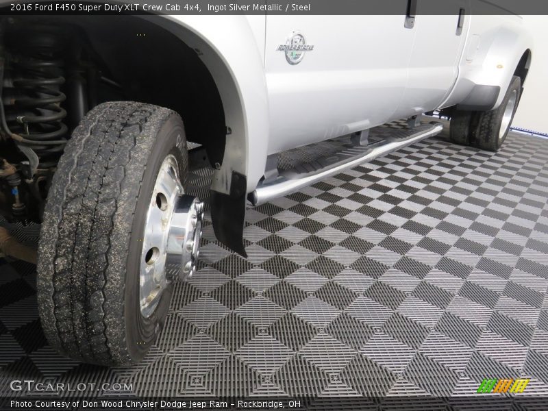 Ingot Silver Metallic / Steel 2016 Ford F450 Super Duty XLT Crew Cab 4x4