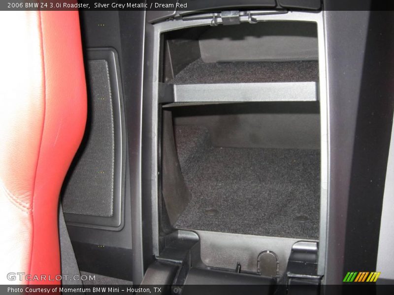 Silver Grey Metallic / Dream Red 2006 BMW Z4 3.0i Roadster