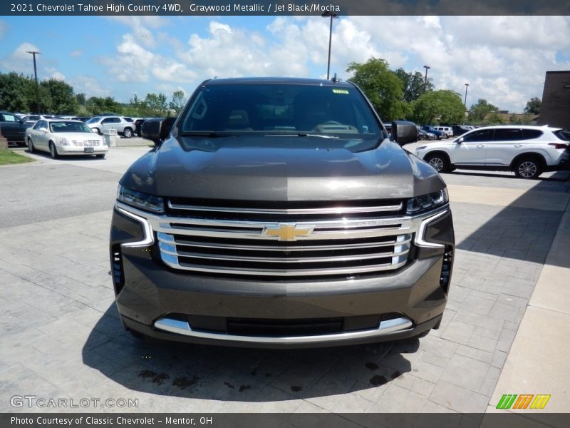 Graywood Metallic / Jet Black/Mocha 2021 Chevrolet Tahoe High Country 4WD