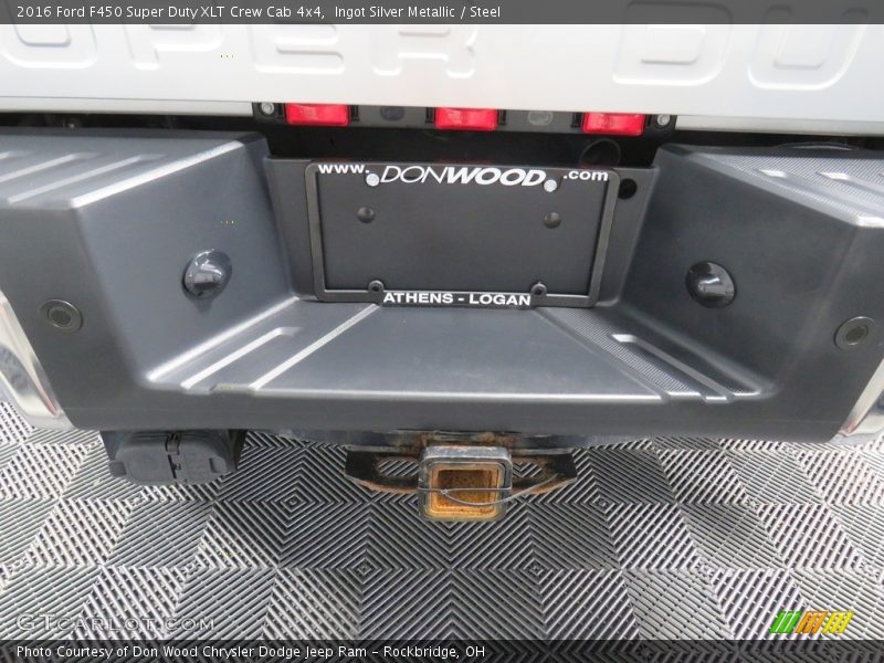 Ingot Silver Metallic / Steel 2016 Ford F450 Super Duty XLT Crew Cab 4x4