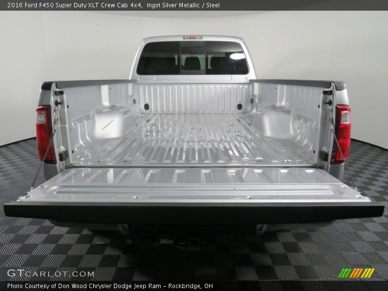 Ingot Silver Metallic / Steel 2016 Ford F450 Super Duty XLT Crew Cab 4x4