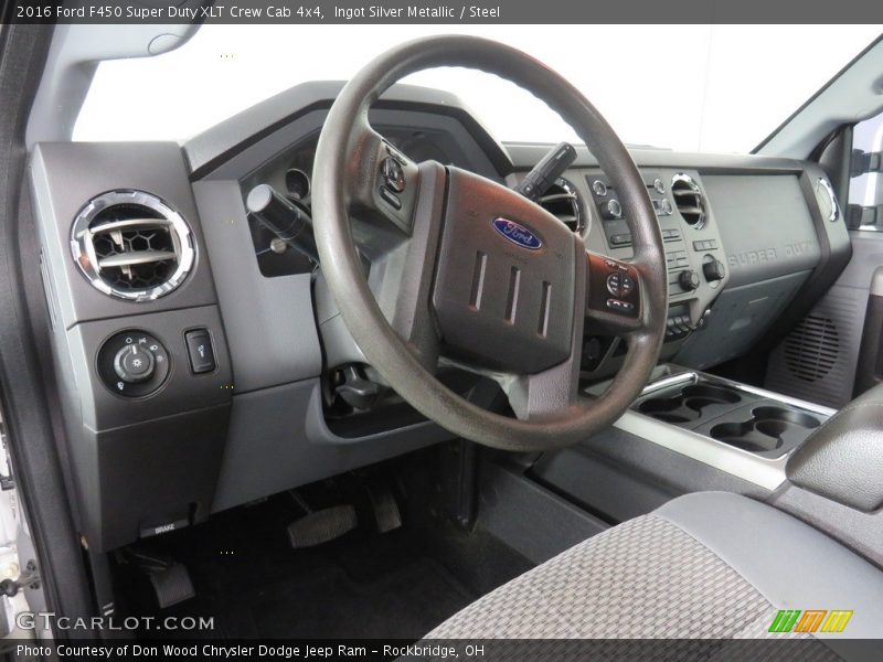  2016 F450 Super Duty XLT Crew Cab 4x4 Steering Wheel