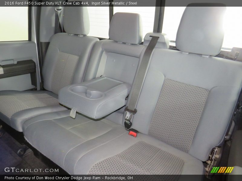 Rear Seat of 2016 F450 Super Duty XLT Crew Cab 4x4