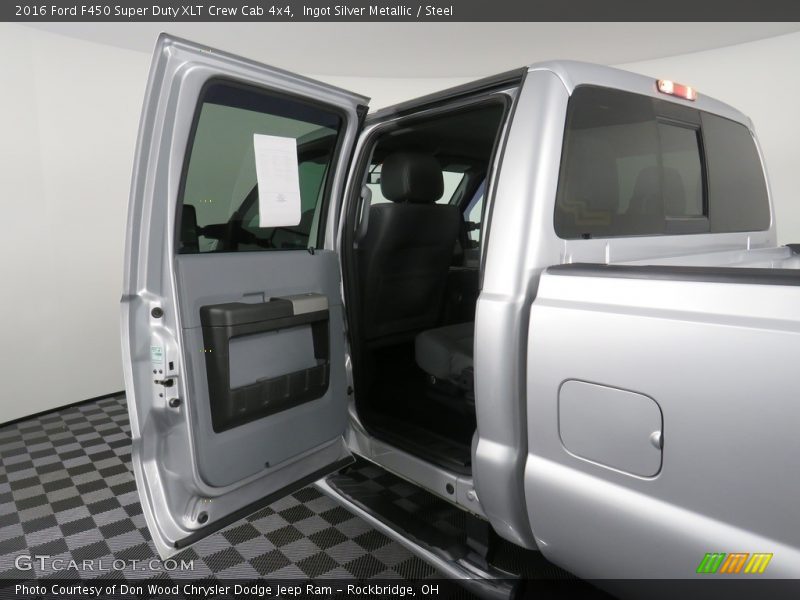 Ingot Silver Metallic / Steel 2016 Ford F450 Super Duty XLT Crew Cab 4x4