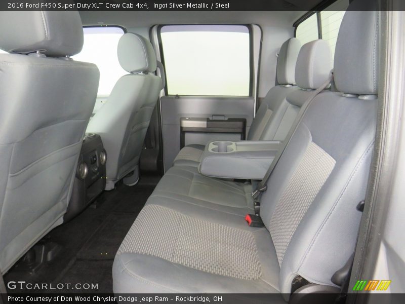 Rear Seat of 2016 F450 Super Duty XLT Crew Cab 4x4