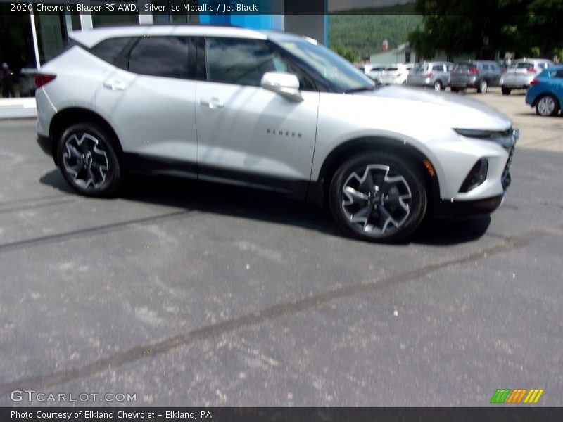 Silver Ice Metallic / Jet Black 2020 Chevrolet Blazer RS AWD