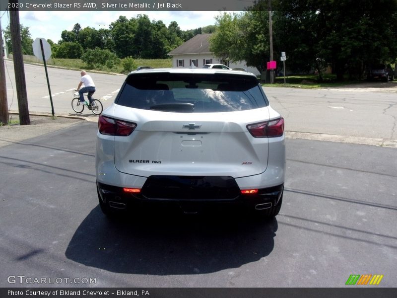 Silver Ice Metallic / Jet Black 2020 Chevrolet Blazer RS AWD
