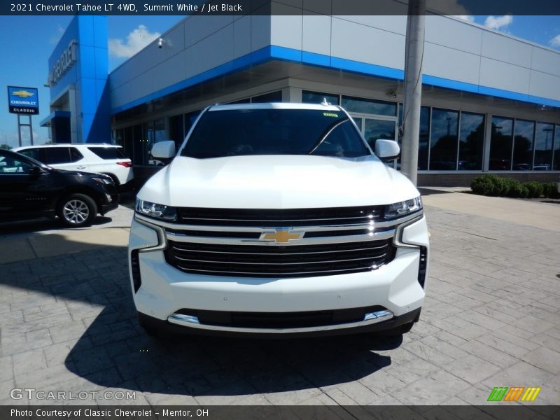 Summit White / Jet Black 2021 Chevrolet Tahoe LT 4WD