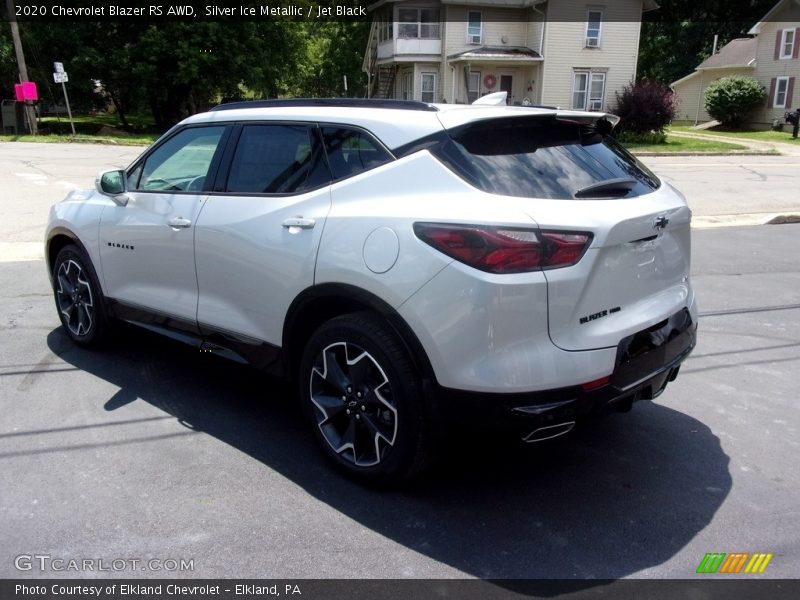 Silver Ice Metallic / Jet Black 2020 Chevrolet Blazer RS AWD