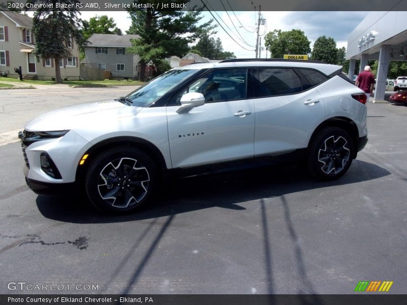 Silver Ice Metallic / Jet Black 2020 Chevrolet Blazer RS AWD