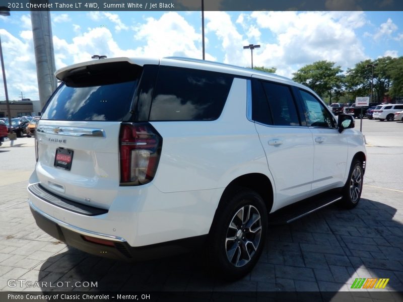 Summit White / Jet Black 2021 Chevrolet Tahoe LT 4WD