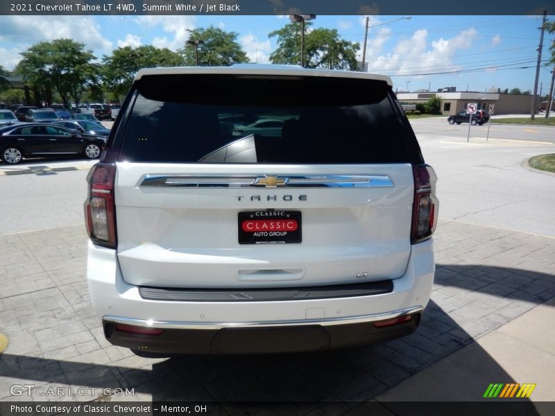 Summit White / Jet Black 2021 Chevrolet Tahoe LT 4WD