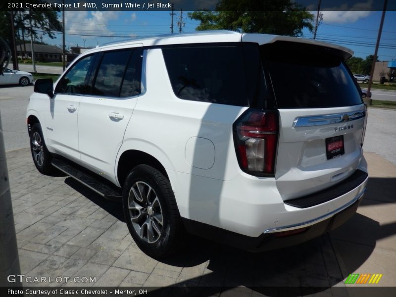 Summit White / Jet Black 2021 Chevrolet Tahoe LT 4WD