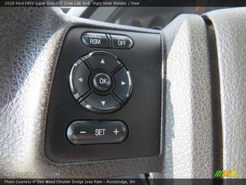 Controls of 2016 F450 Super Duty XLT Crew Cab 4x4