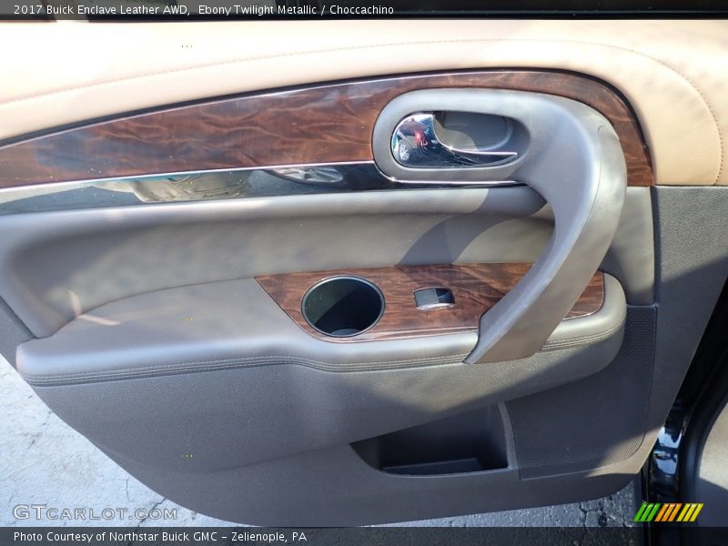 Ebony Twilight Metallic / Choccachino 2017 Buick Enclave Leather AWD
