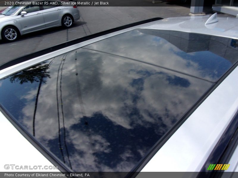 Silver Ice Metallic / Jet Black 2020 Chevrolet Blazer RS AWD