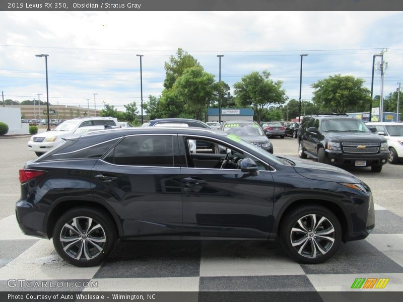 Obsidian / Stratus Gray 2019 Lexus RX 350
