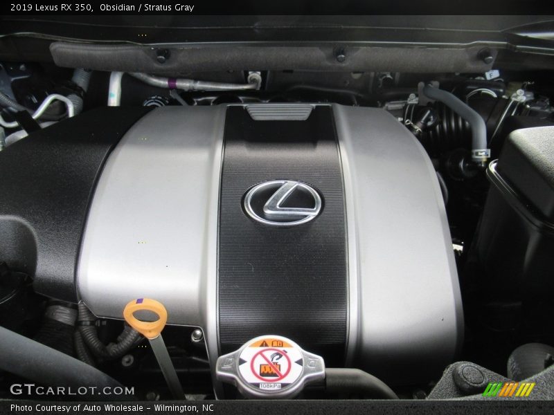 Obsidian / Stratus Gray 2019 Lexus RX 350