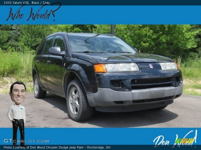 Black / Gray 2003 Saturn VUE