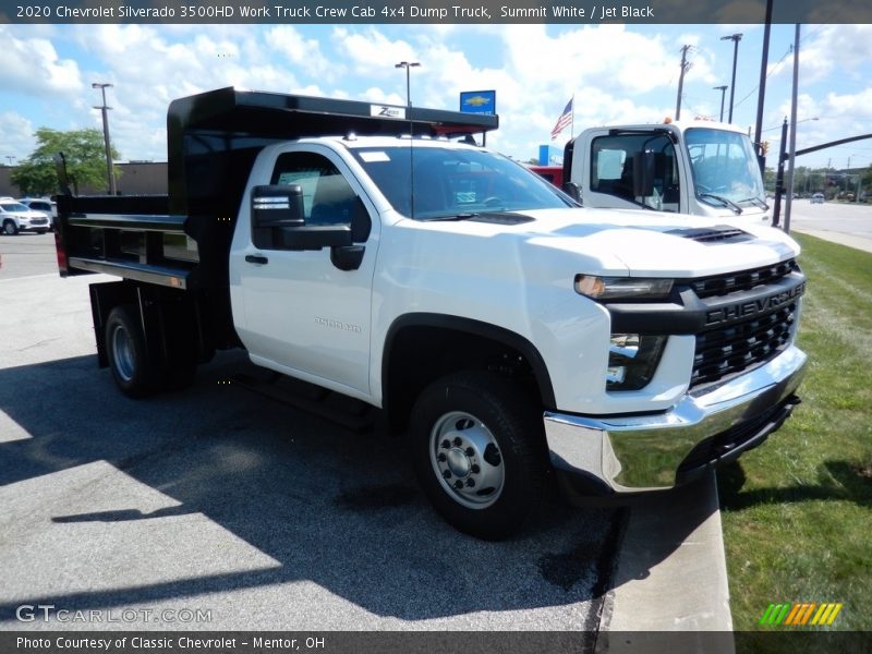 Summit White / Jet Black 2020 Chevrolet Silverado 3500HD Work Truck Crew Cab 4x4 Dump Truck