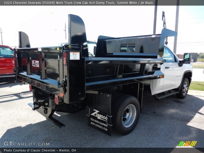 Summit White / Jet Black 2020 Chevrolet Silverado 3500HD Work Truck Crew Cab 4x4 Dump Truck