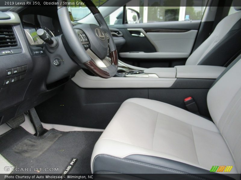 Obsidian / Stratus Gray 2019 Lexus RX 350