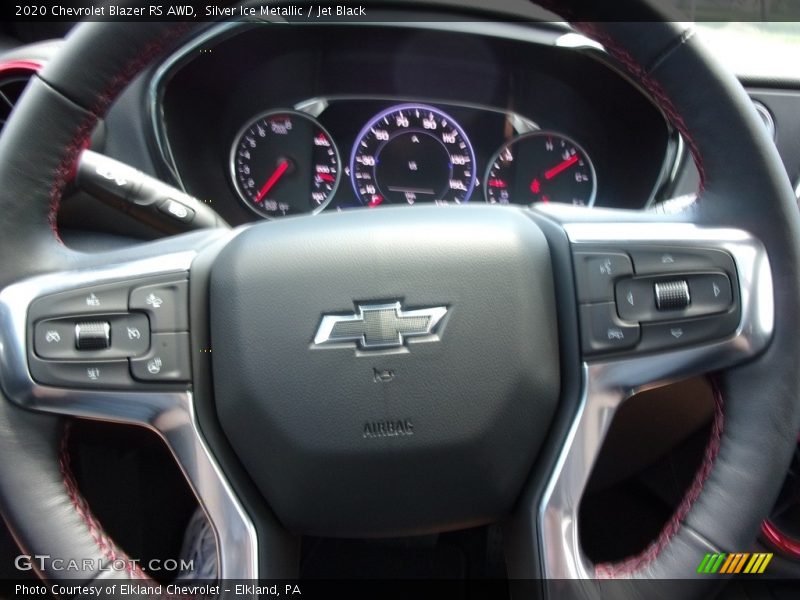Silver Ice Metallic / Jet Black 2020 Chevrolet Blazer RS AWD